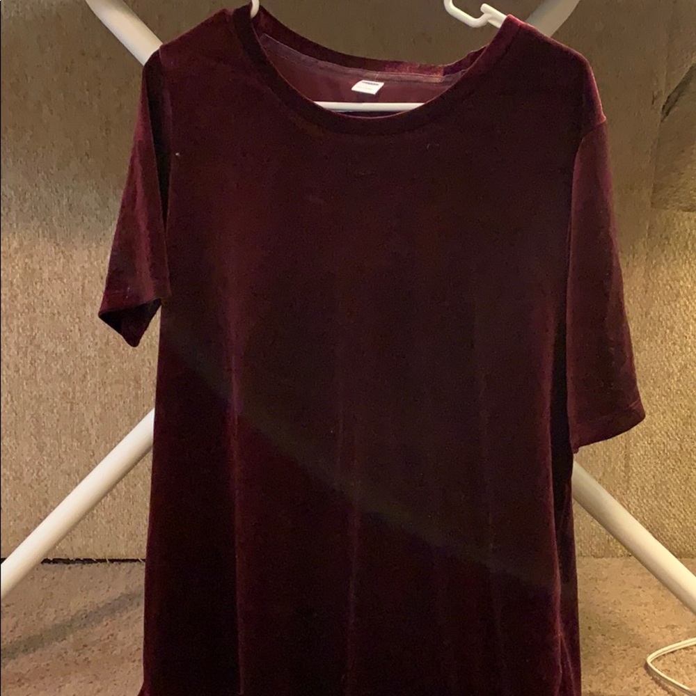 Velvet top